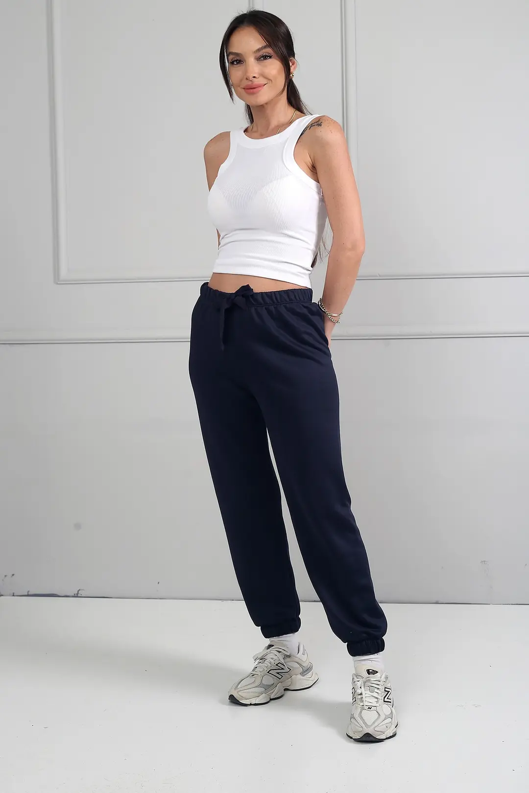 Kadın Jogger Beli Lastikli Pantolon 2