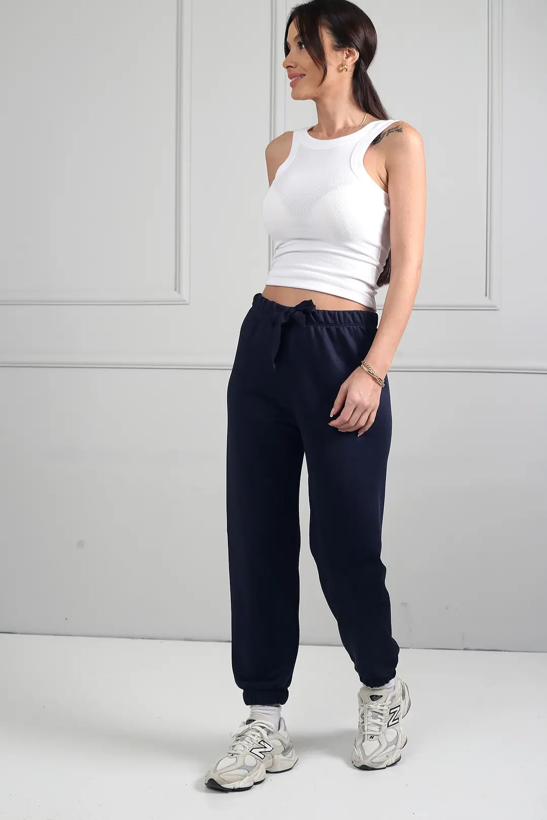 Kadın Jogger Beli Lastikli Pantolon 3